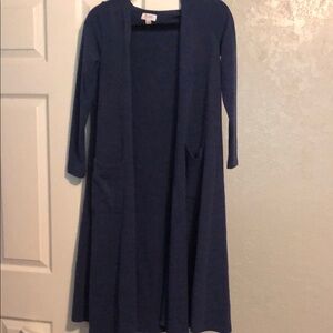 Navy Blue Long Cardigan